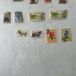 Mongolia Stamp Group Of 12 