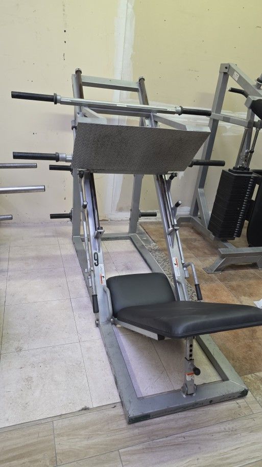 Pro Maxima Plate Loaded Leg Press Gym Equipment Exercise Fitness Workout Weight Machine 