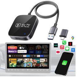 2-in-1 Wireless CarPlay Adapter & Car TV Mate Pro 2025