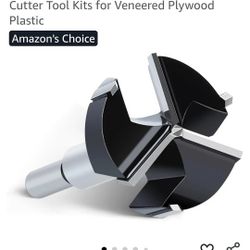 1-3/8" | 35mm Forstner Drill Bit,Triple Flute Tungsten Carbide Tipped - for Hard Wood,Soft Wood Woodworking Hinge Cutter Tool Kits for Veneered Plywoo