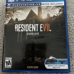 resident evil biohazard ps4