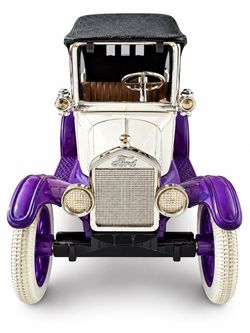 Car with metal frame