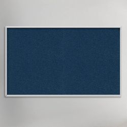 New Ghent 4’ x 8’ Vinyl Bulletin Board – Ocean Blue – Retail $477 – Blemish - Delivery Available