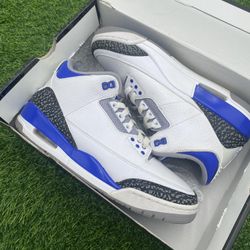 Jordan 3 “Racer Blue” Size 9.5M