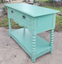 Vintage Solid Wood Console Entry Table Sofa Table