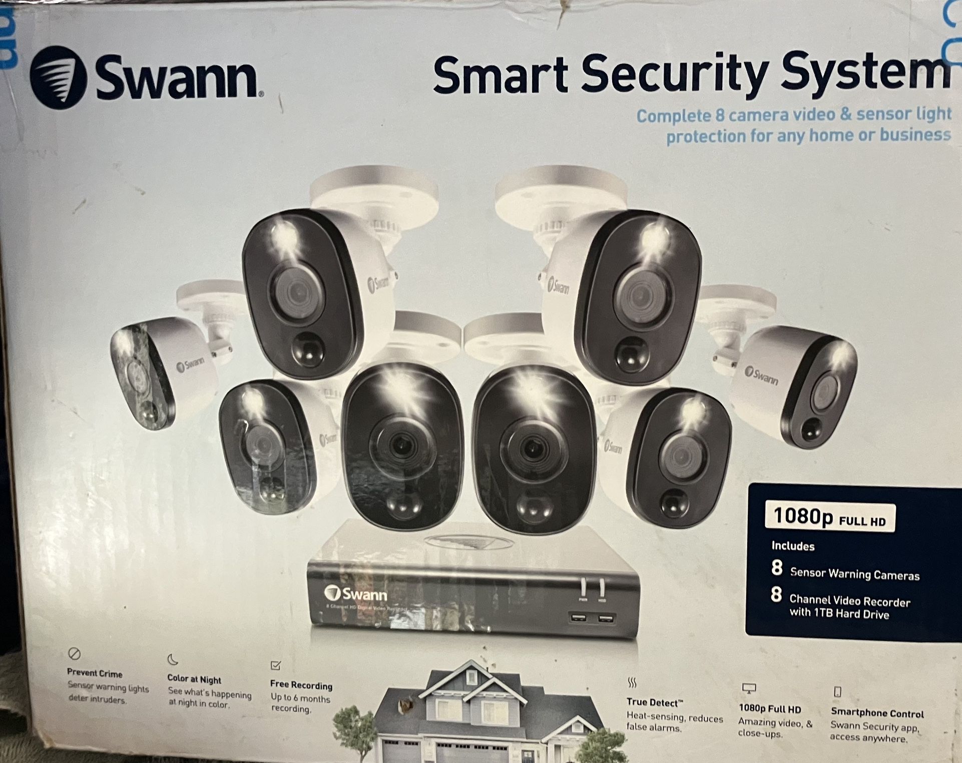 8 Camera Security System NEW