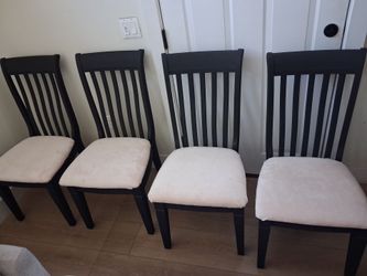Dining table and chairs