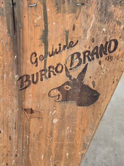 Wooden burros