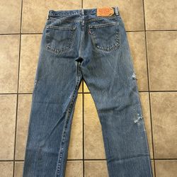 Levi’s 501 Straight Leg Denim Jeans 