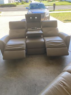 Sofa With Dual Recliners