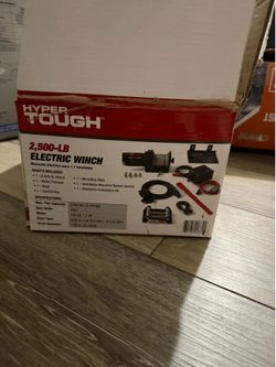 2,500-LB ELECTRIC WINCH