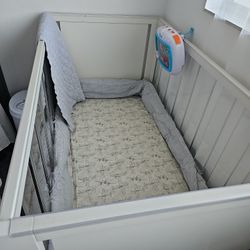 Pottery Barn Sloan Acrylic/Wood White Crib