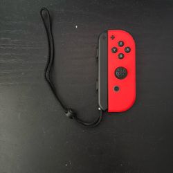 Nintendo Switch Red Joy Con Controller Right Side with Strap Official OEM