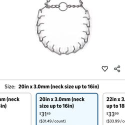 Herm Sprenger Prong Dog Training Collar