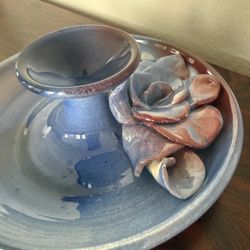 NEW, Handmade, Ceramic, Japanese Incense Holder / Ikebana Vase