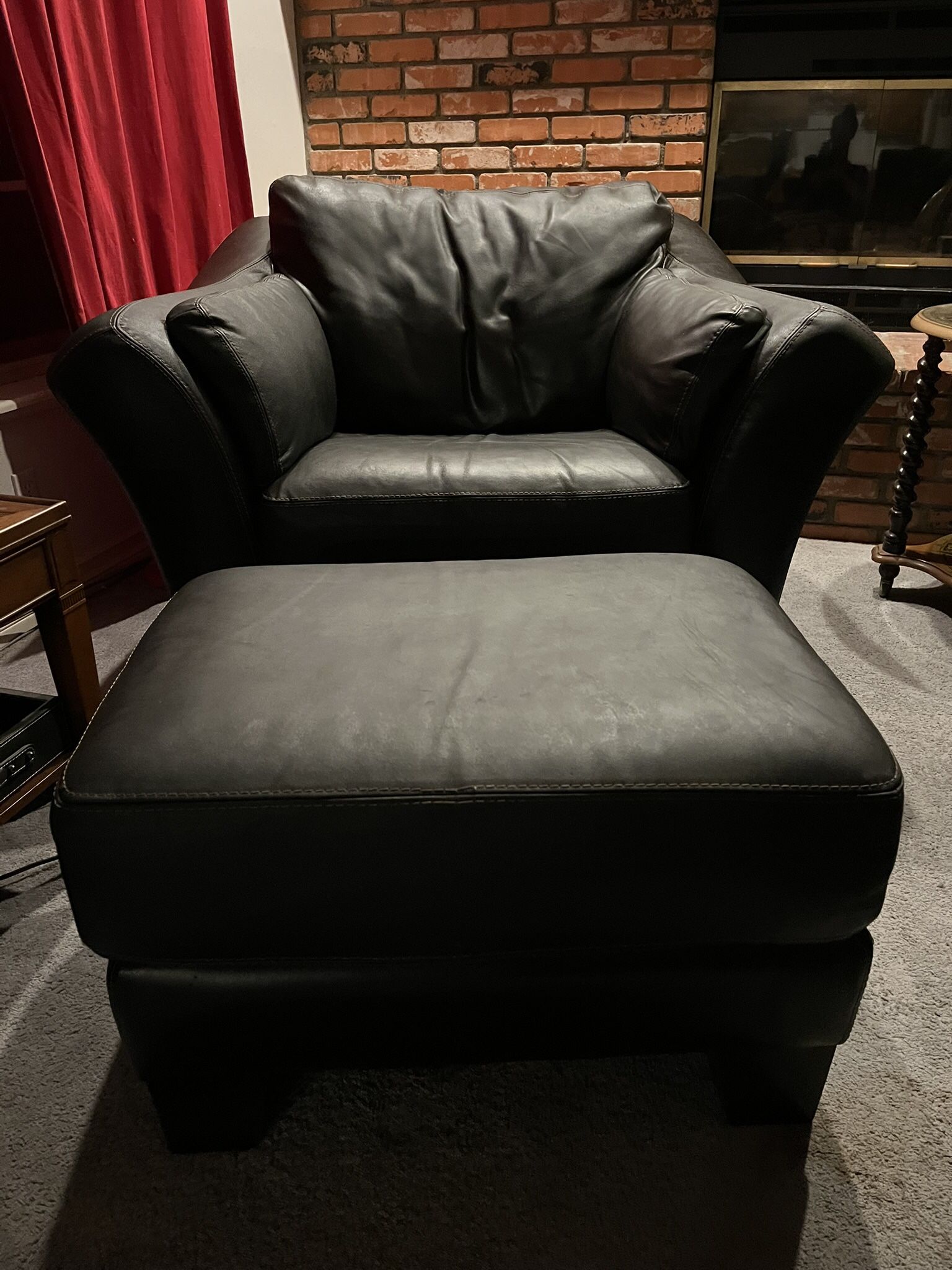 Divani Chateau D’Ax Chocolate Brown Leather Chair