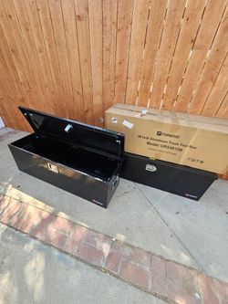 NEW EACH FOR SALE ALUMINUM BLACK TOOL BOX 48X15X15 INCLUDING KEYS BRACKET SALE IT SEPARATELY FOR ANY QUESTION TEXT ME PLEASE SE HABLA ESPAÑOL THANKS