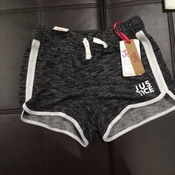Justice Girls Shorts New With Tags Size 12/14