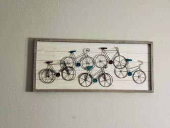 Rustic Bicycle Metal Wall Art