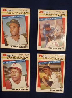 Kmart, 25 Aniversary Set Of Four, Original Baseball Cards