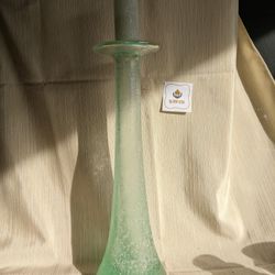 Murano Like Vase/Candlestick Holder 17.5" Tall