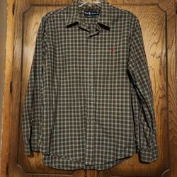 Vintage Men's  Button Up Blue Label Ralph Lauren Shirt 2XL