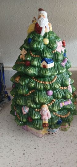 Christmas cookie jar