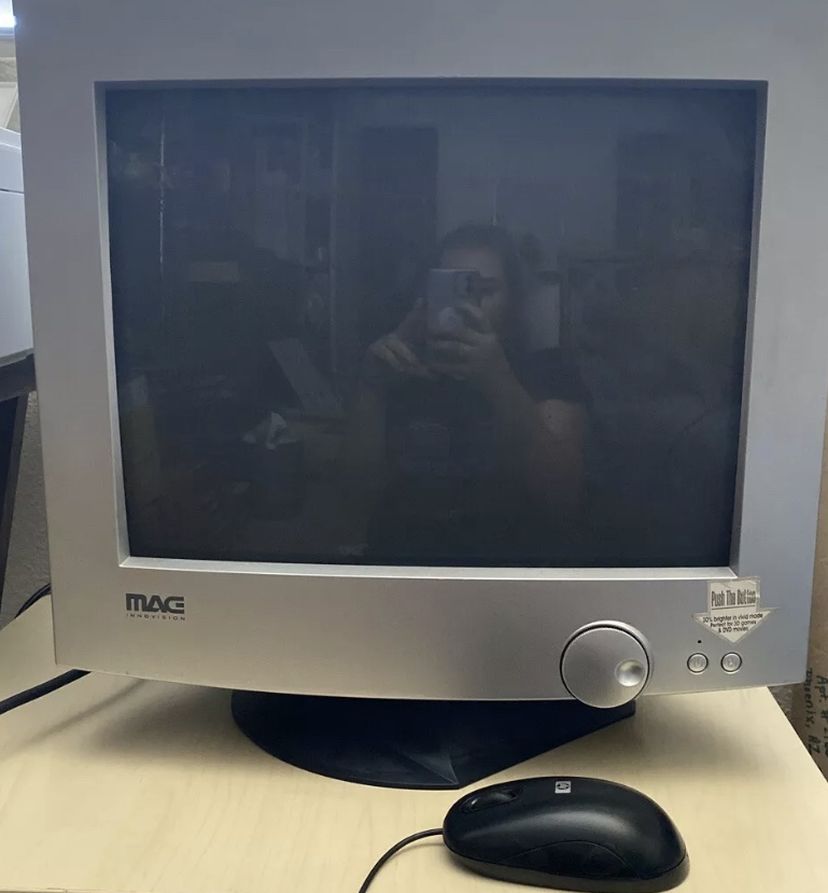 MAG Innovision, 16" COMPUTER MONITOR, 786N Fully Functional W/ Cords And Mouse