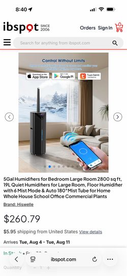 Cool humidifier
