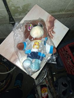 Brand New  This item is a Kanye West "Dropout Bear" plush toy. 