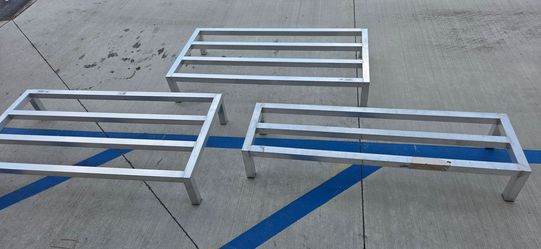 Aluminum Dunnage Rack Set of 3