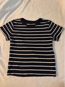 Hollister navy blue baby tee top size xs