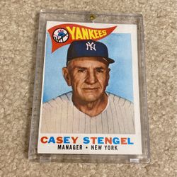 1960 Casey Stengel- New York Yankees Manager