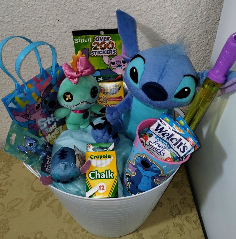 STITCH BIRTHDAY GIFT BASKET! ( Located In Modesto)