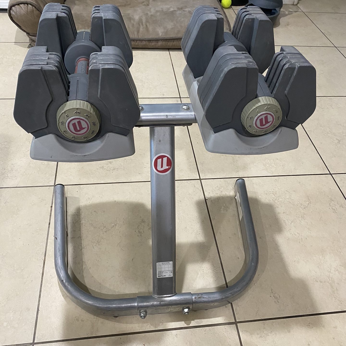 Adjustable Dumbbells With Stand for Sale in Phoenix AZ OfferUp