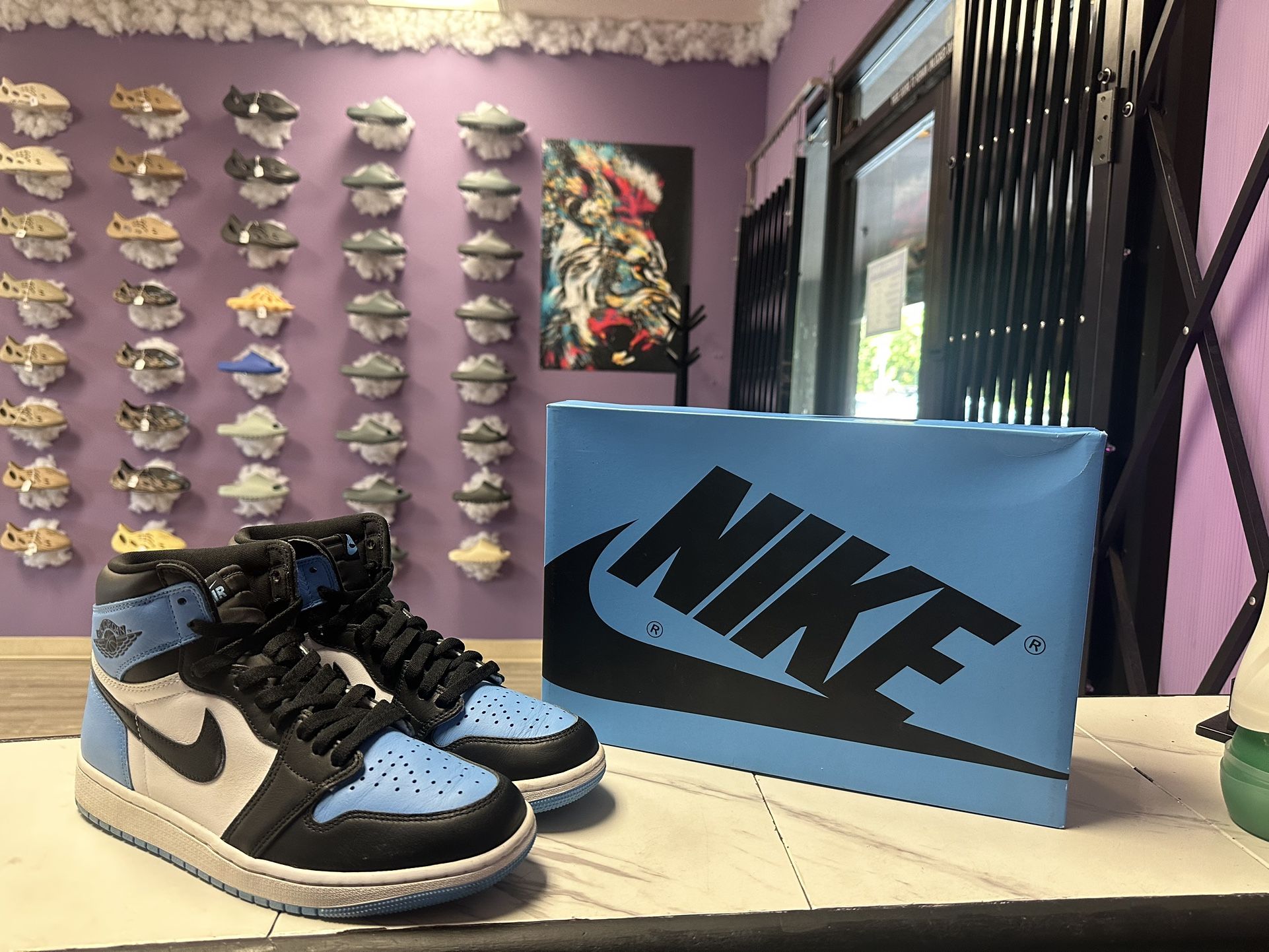 Jordan 1 UNC Toe