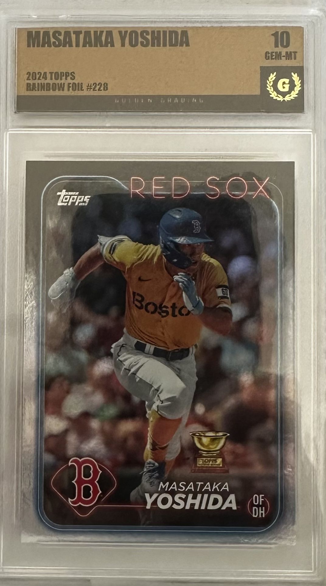 Yoshida 2024 Topps Graded Baseball Card