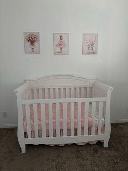 White Baby Crib