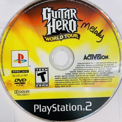 Guitar Hero: World Tour Game (PS2, 2008) Tested Authentic 