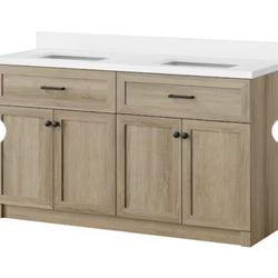 60 inch double sink bathroom vanity