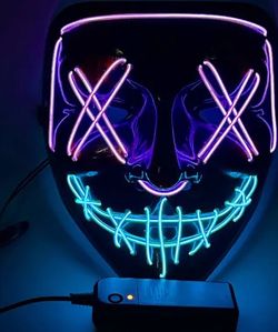Halloween LED Mask Light Up Mask NEW