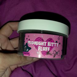 Midnight Kitty Fluff Slime 