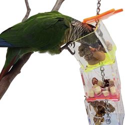 Small Parrot Bird Toy Foraging Hanging Creative treats box