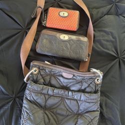 Fossil Purse And 2 Wallets