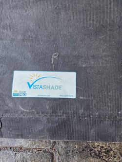 Sun screens for R V awning