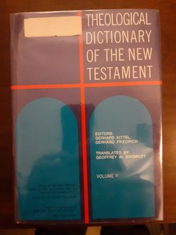 Theological Dictionary of the New Testament