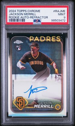 Jackson Merrill Topps Chrome AUTO RC /499