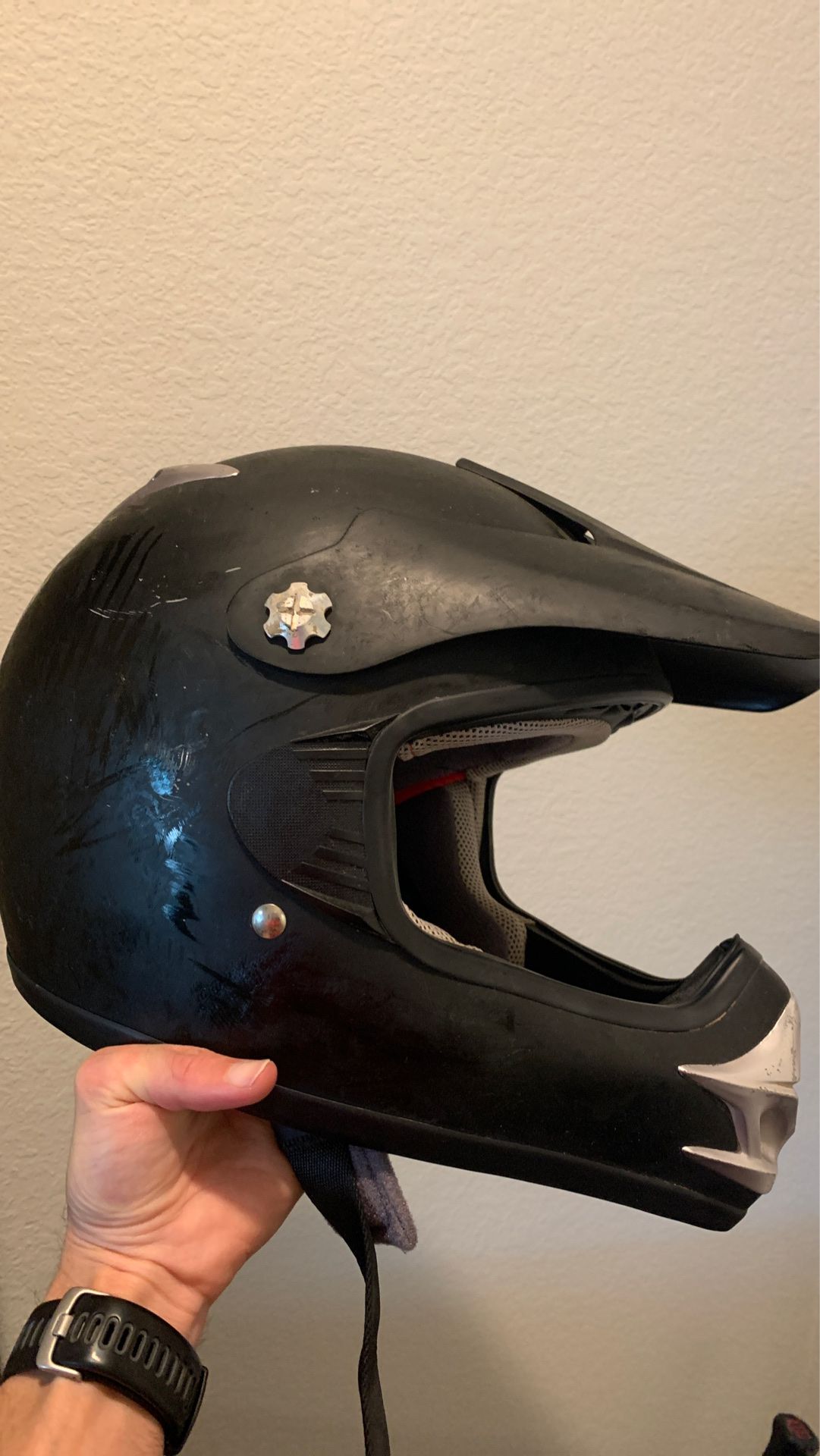 Bell motorbike helmet