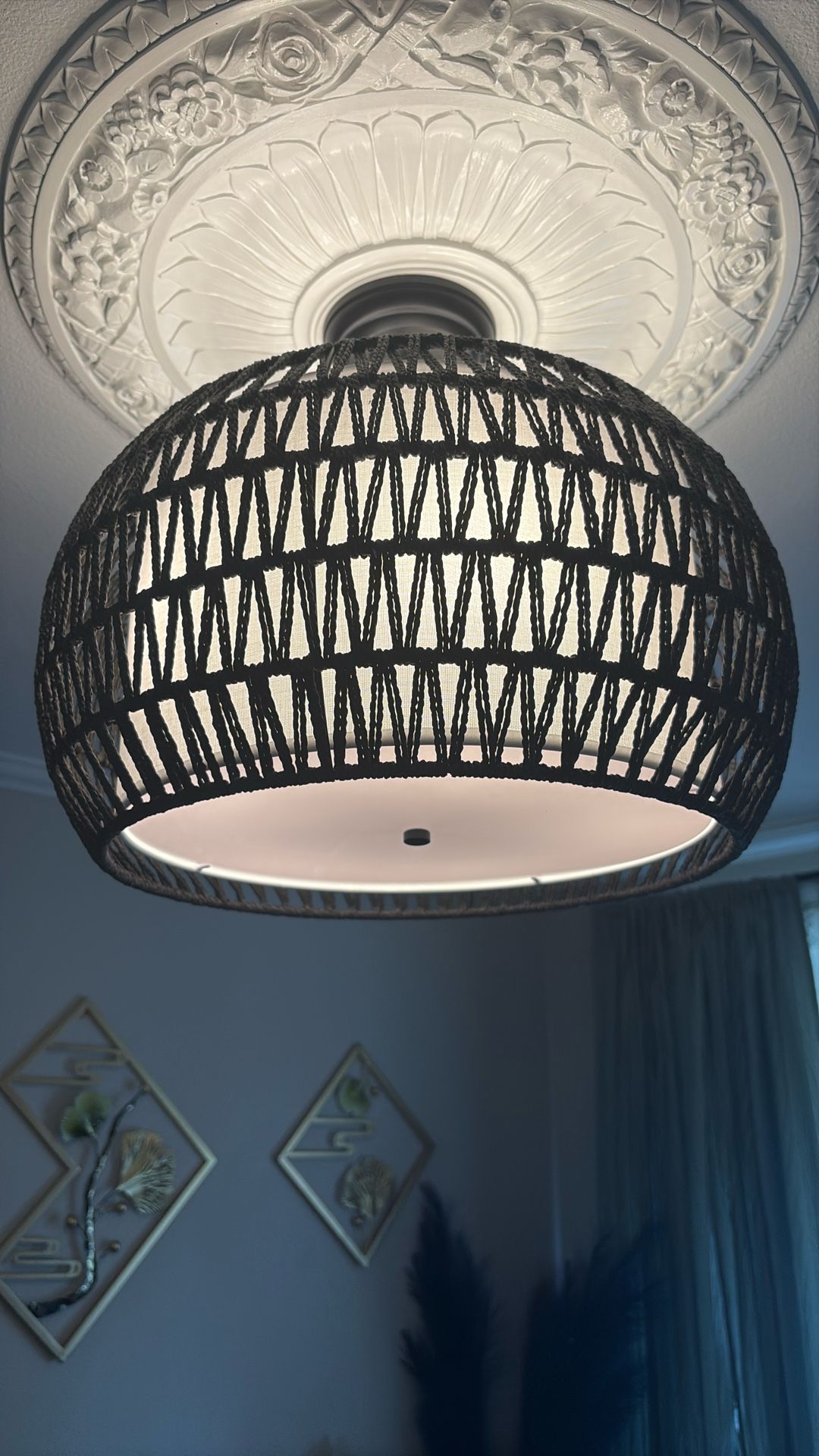 Boho Macrame Chandelier