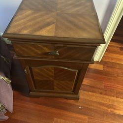 Mini wooden fridge